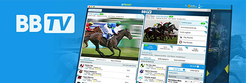 BetBright has its own TV live streaming service, BBTV