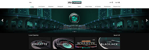 Sky also has a first-rate online casino
