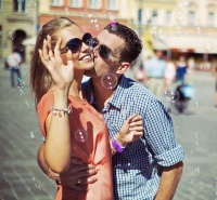 Couple on a Summer Date