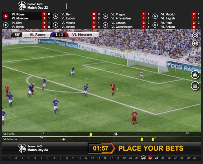 Try your hand at virtual betting at Betsafe