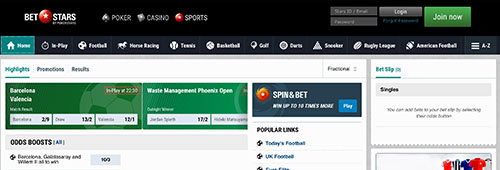 BetStars is a new but reputable sports betting site