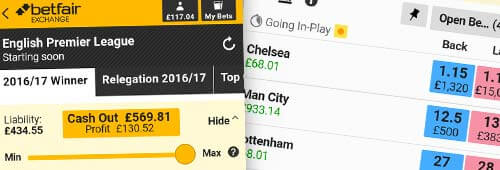Enjoy on-the-go betting with Betfair Exchange