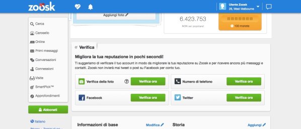 Top siti di incontri Zoosk