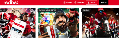 Start placing your sports bets at Redbet