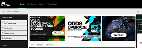 Play at MoPlay, an intriguing recent introduction to the world of online sports betting.